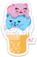 Load image into Gallery viewer, "Squishy Couples" Vinyl Decal Set of 3