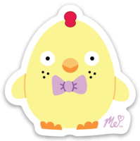 Load image into Gallery viewer, "Chicken Family" Vinyl Decal Set of 4