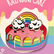 Load image into Gallery viewer, Rainbow Cake Hard Enamel Pin