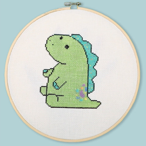 Pickle The Dinosaur (Cross Stitch Pattern)
