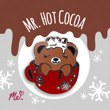 Load image into Gallery viewer, Mr. Hot Cocoa Hard Enamel Pin