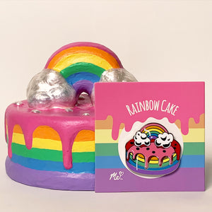 Rainbow Cake Hard Enamel Pin